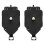 2-pack kvarts pendelurverkssats 4