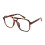 Blue Light Blocking Glasses Leopard Frame Eyeglasses Oversized Clear Square Computer Style 54mm 1