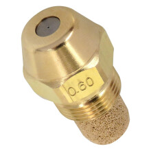 Oil Burner Nozzle 0.60 GPH 60 Degree Hollow Cone Brass Spray Replacement for Delavan Reliable Ignition