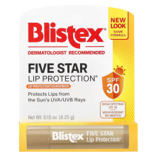 Blistex, Five Star Lip Protection, SPF 30, 0.15 oz (4.25 g)