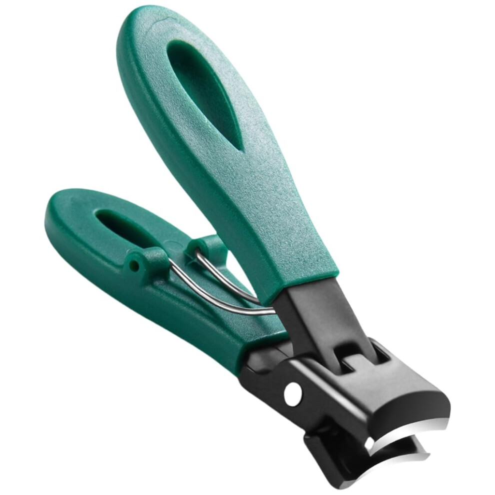 Wide Jaw Toenail Clippers for Thick Nails Stainless Steel Nail Cutter with Ergonomic NonâSlip Grip