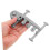 2pcs Greenhouse Vent Pulley Aluminum FourClaw Design Smooth Rotation Durable Ventilation System 5
