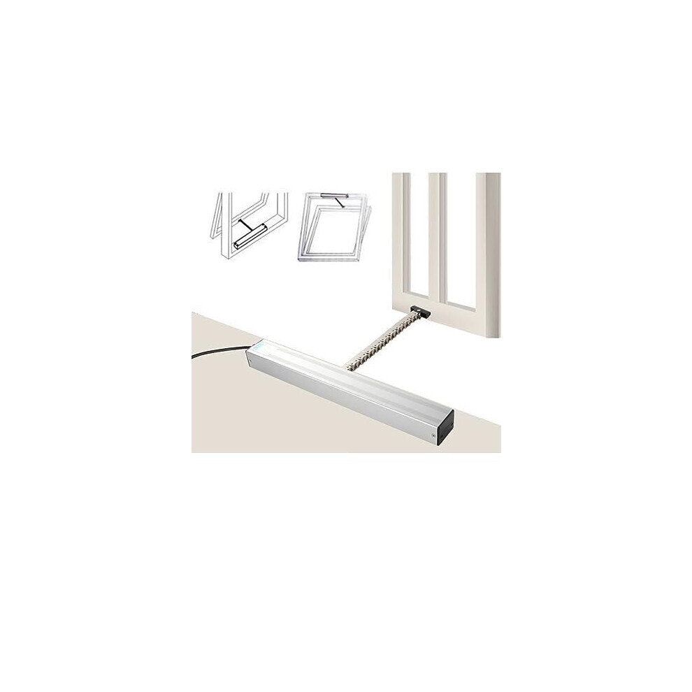 Electric Chain Window Opener 24V Remote Control, Automatic Skylight Actuator 300Â800Mm Stroke For Roof Vent And Greenhouse 9330225663775