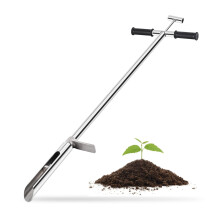 304 Stainless Steel Soil Sampler Probe 100cm with Foot Pedal and Ejector for Lawn and Garden Testing