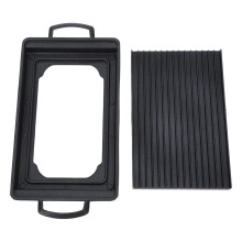 Portable Charcoal Grill Mini BBQ Grill for Camping Picnic Travel Outdoor Tabletop 23.5x14.5cm