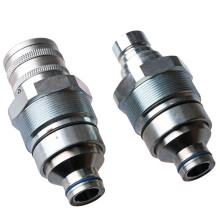 Hydraulic Flat Face Coupler Kit 7246802 7246799 Leak‑ Quick Connect Set for Bobcat S175 S250 S740