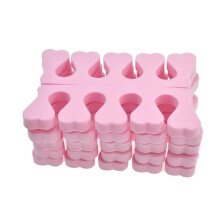 2pcs Soft Foam Toe Separators for Pedicure and Manicure, Reusable Nail Art Tools for Smudge Care