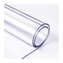 Transparent PVC Chair Mat 100x100cm for Hard Floors, NonSlip WearResistant Floor Protection Shield