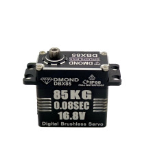 DBX85 85KG Torque Brushless Waterproof Servo IP68 Steel Gear 16.8V for 1/8 RC Truck Crawler