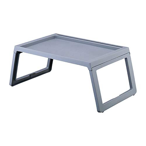 Folding Laptop Desk for Bed and Sofa, Lightweight No Assembly Lap Table with Tablet Holder