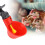Automatic Chicken Waterer with Float Refill, 4Point Mount Plastic Poultry Drinking Cup Red Bowl 2
