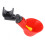 Automatic Chicken Waterer with Float Refill, 4Point Mount Plastic Poultry Drinking Cup Red Bowl 4