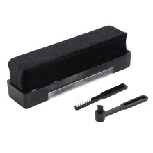 Vinyl Record Cleaning Kit, AntiStatic Velvet Record Brush for Clearer Sound and CD DVD Care