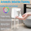 Automatic Foaming Soap Dispenser 600ML Touchless Smart Sensor LED Adjustable USB Rechargeable for Kitchen Bathroom 3