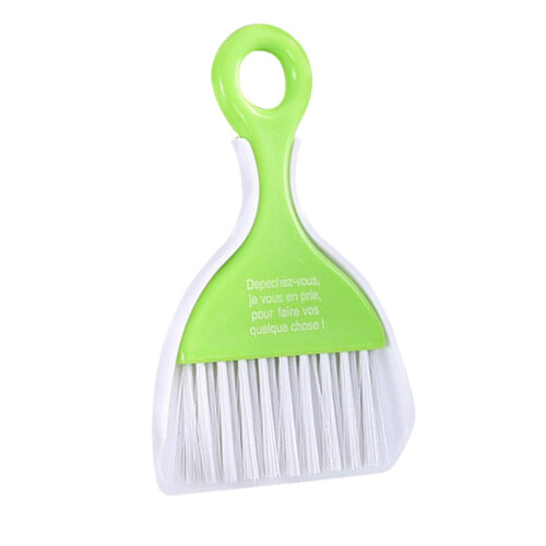 Mini Dustpan and Brush Set with Soft Bristles for Quick Crumb Removal, Compact Snapin Storage Design