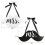 Unique Hanging Plaque Simple Innovative Creative Mr Mrs Lips Beards Wall Plaque 2