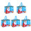5-pack stora julklappspåsar – non-woven, 32x25x17cm 2