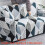 (C, 3 Seater) 1pc Pillowcase (Pillow Insert Not Included), Triangle Pattern, Stretch Sofa Cover 8