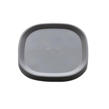 Large Gray Rolling Plant Stand with Wheels, Waterproof Flower Pot Tray for Indoor and Outdoor Use