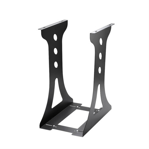 Adjustable CPU Stand and Holder with Metal Support, Under Desk PC Tower Mount for Space Saving