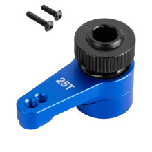 Navy Blue Aluminum 25T Servo Horn Arm for 1/10 RC Car SCX10 RBX10 Capra – Precision Steering Upgrade
