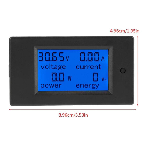 Ψηφιακή οθόνη LCD για συστήματα DC6.5-100V, Μετρητής τάσης, έντασης ρεύματος και 2