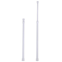 Adjustable Shower Curtain Tension Rod 3050 Inch White Heavy Duty NoDrill Bathroom Use