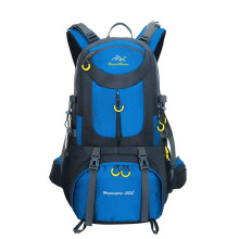 50L Waterproof Hiking Backpack with Ergonomic Back Support for Camping Trekking Travel Outdoor Blue