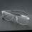 Blue Light Blocking Reading Glasses for Men, Business Style Silver Frame, Clear Vision 2 Pack 4