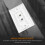 White Single Gang Banana Plug Wall Plate, Durable Copper Core, Easy Tool‑ Speaker Connection 5