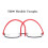 Blue Light Blocking Reading Glasses +2.50 Computer Readers TR90 Half Frame Comfort Fit Unisex 2 Pack 4