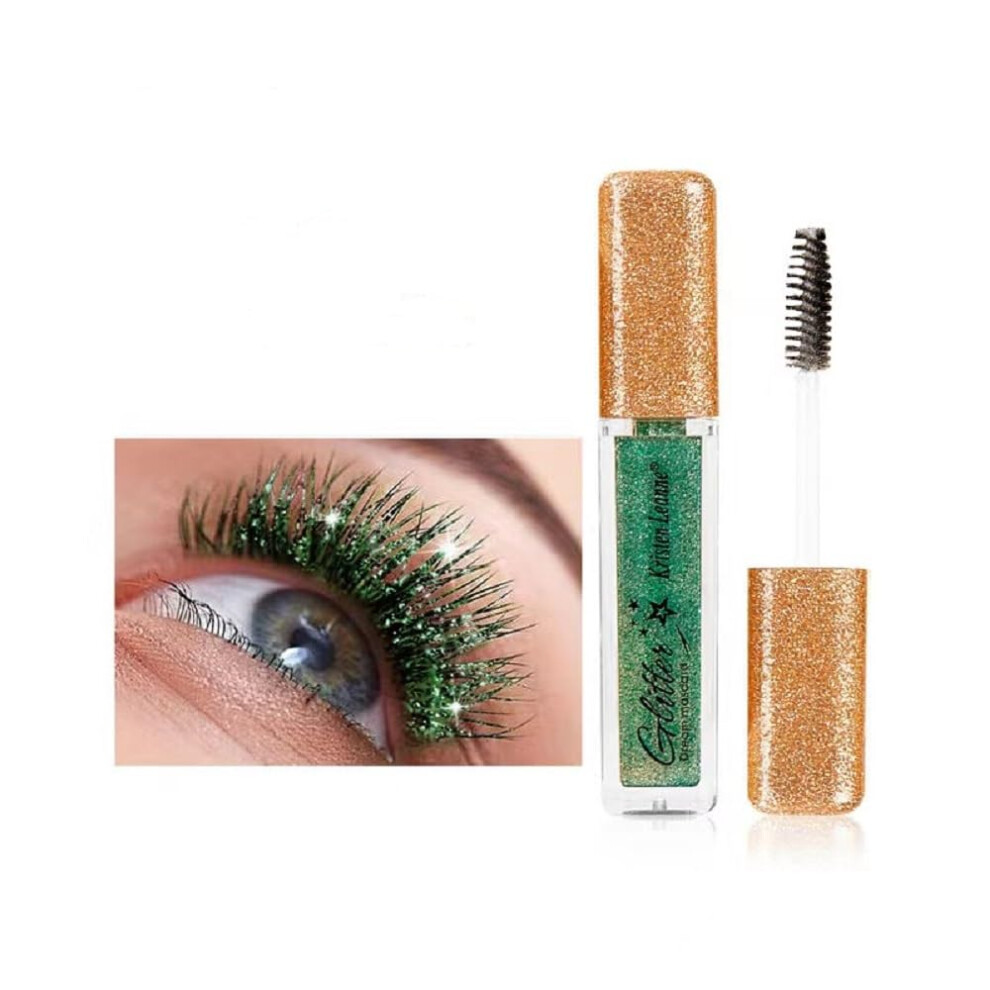 Glitter Mascara with LightReflective Pearl Pigments, Waterproof Vegan Cruelty Longwear Sparkle Finish, 0.34 fl oz Pack of 1
