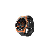 Smart Watch with AMOLED Touch Display, Waterproof Fitness Tracker Bluetooth for Android and iPhone