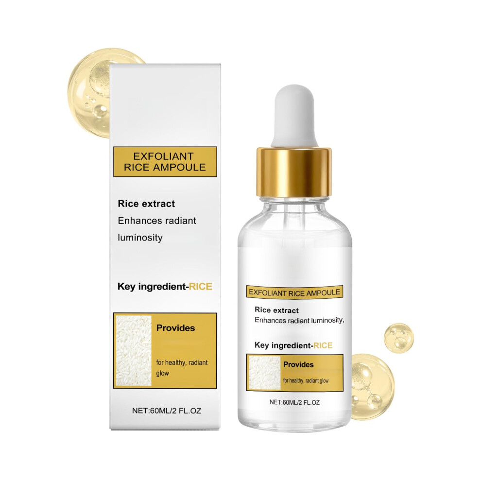White Rice Exfoliating Essence Face Peel Serum â Gentle Hydration and Pore Refining for Sensitive Skin (1 PCS)