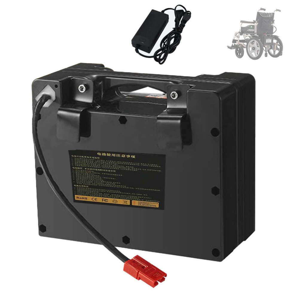 24V Lithium Battery 20Ah 25Ah 30Ah 35Ah with Charger and BMS Protection for Electric Wheelchair