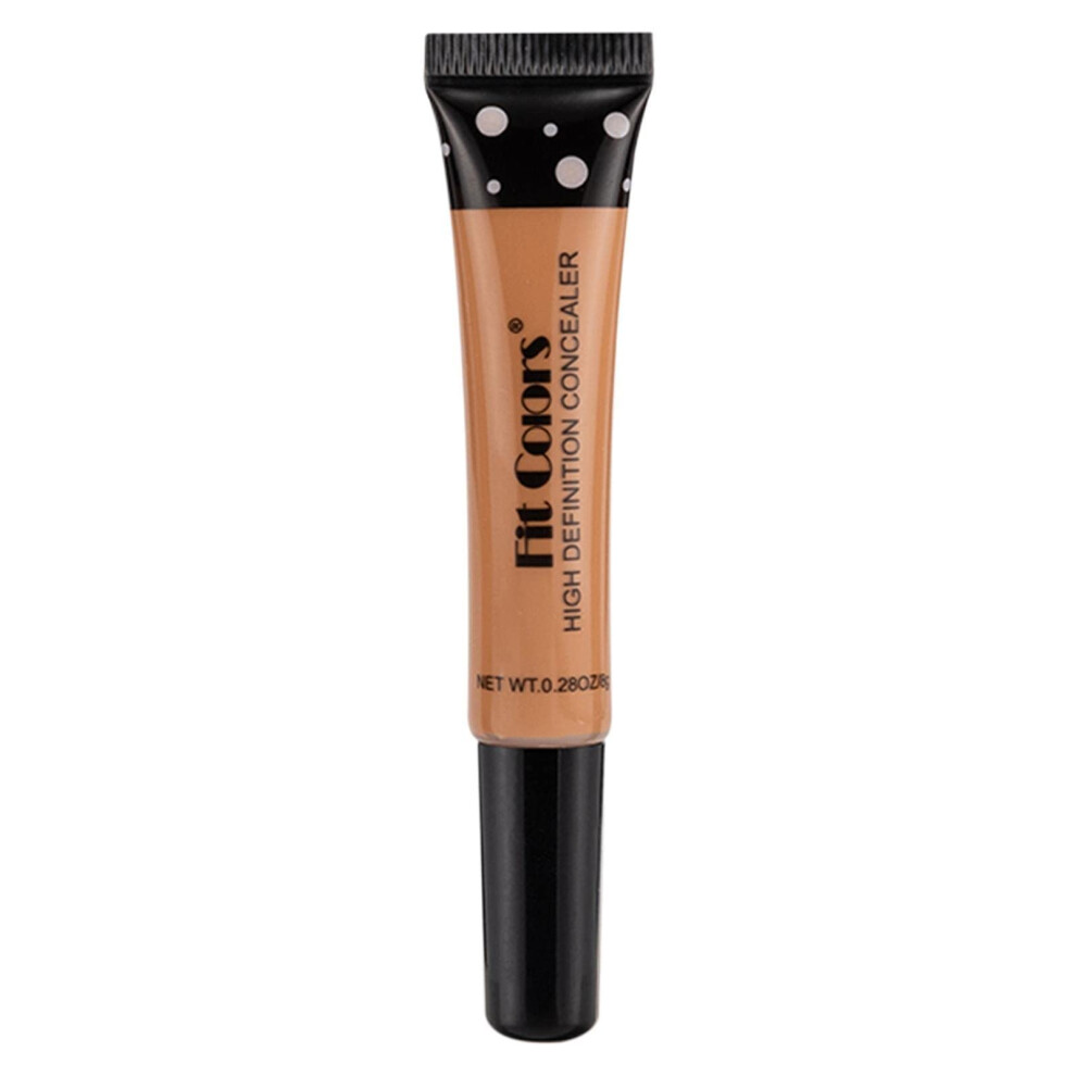 Dark Full Coverage Liquid Concealer And Foundation Set, Hydrating Lightweight Formula For Circles, 8 Colors
