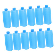 12Pcs Reusable Ice Packs for Lunch Boxes and Coolers, LongLasting Chill Retention for Camping