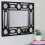 Black Geometric Framed Rectangular Wall Mirror 29.5 x 23.5 2
