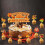 25 stk. efterårs Thanksgiving kage-cupcake flag 2
