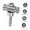 2pcs Iron Guitar String Retainer for Electric Guitar, Secure Locking, Easy Install, Stable Tuning 2