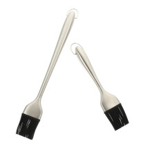 2Pcs Basting Brush Set with Soft Bristles and Ergonomic Grip for Barbecue Baking and Cooking