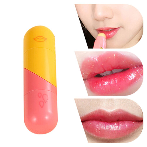 2 in 1 Double Head Lip Gloss and Moisturizing Lip Balm, Deep Hydration for Dry Lips,  Gift 1