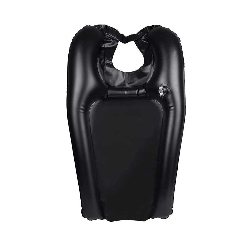 Inflatable Shampoo Basin with Soft Cushion and Drainage for Elderly or Bedridden Home Care