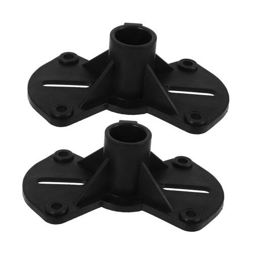 6pcs Speaker Stand Bases for Studio Monitors, Stable SpaceSaving Plastic Mount Brackets