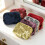 Chic Velvety Jewelry Box With 5 Separate Sections-royal blue 6