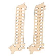 2pcs Wooden Embroidery Thread Organizer Floss Bobbin Set for Cross Stitch, Tangle Storage