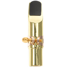 Alto Saxophone Mouthpiece Kit with Durable Metal Ligature and Protective Cap for Stable Performance