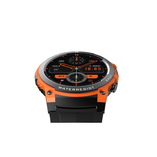 Smart Watch with AMOLED Touch Display, Waterproof Fitness Tracker Bluetooth for Android and iPhone 1