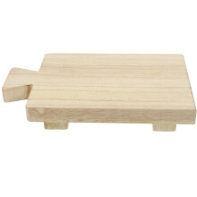 Wood Riser Tray Rustic Soap Dish for Bathroom Countertop and Kitchen Sink, MultiFunctional Wooden Organizer Stand