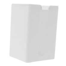 Wall Mounted Tissue Holder No Drill Tissue Dispenser with Lid Shelf for Bathroom and Kitchen